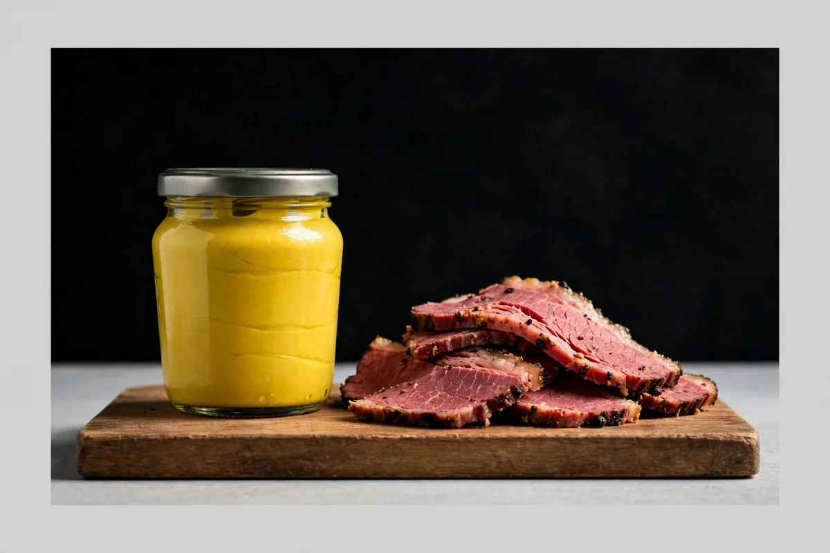 Mustard and pastrami
