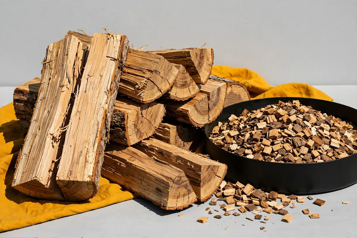 Smoking wood
