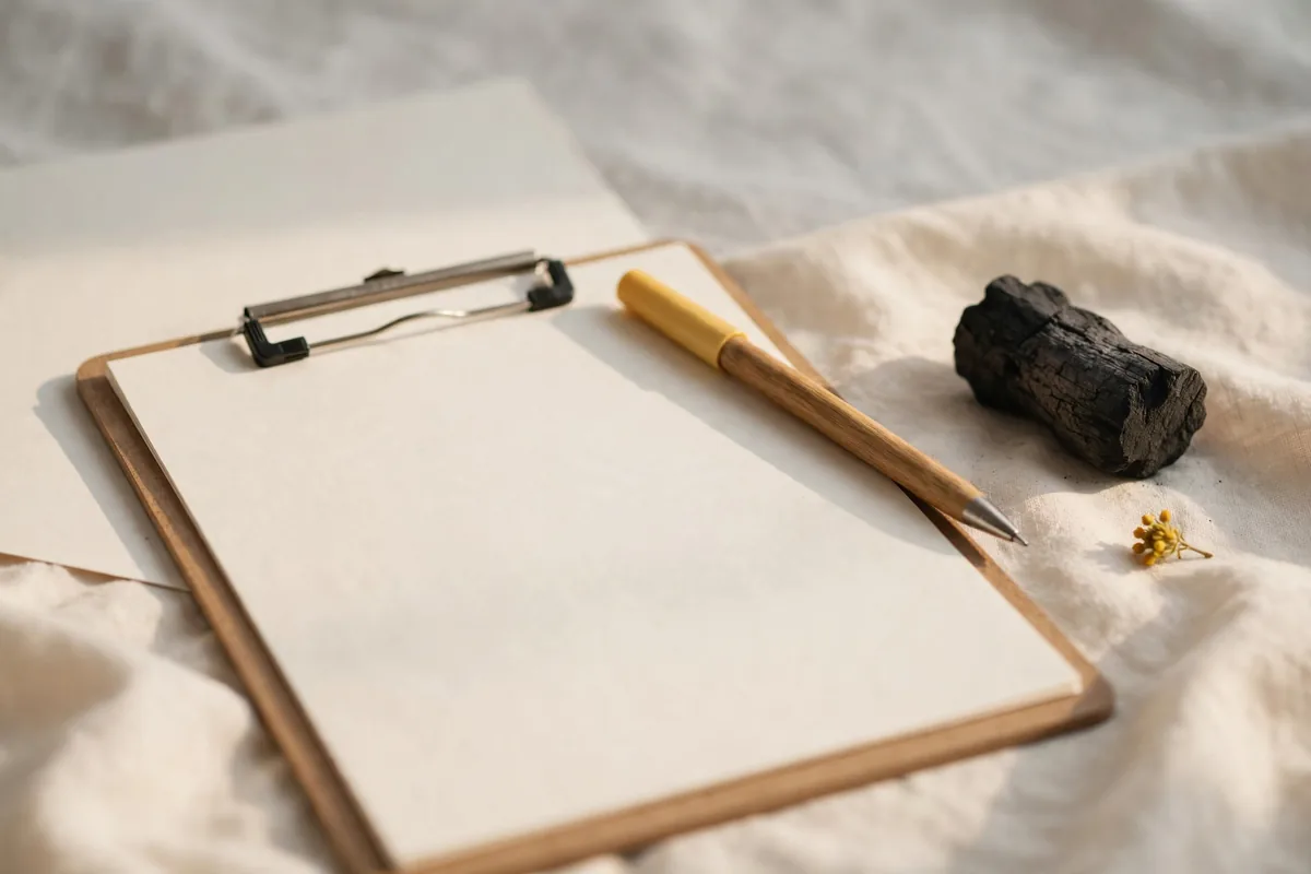 A clipboard