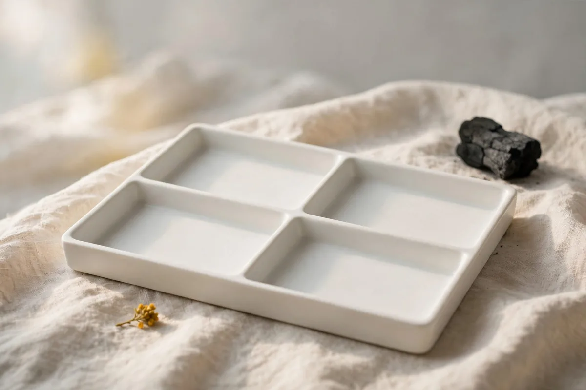 An empty tray