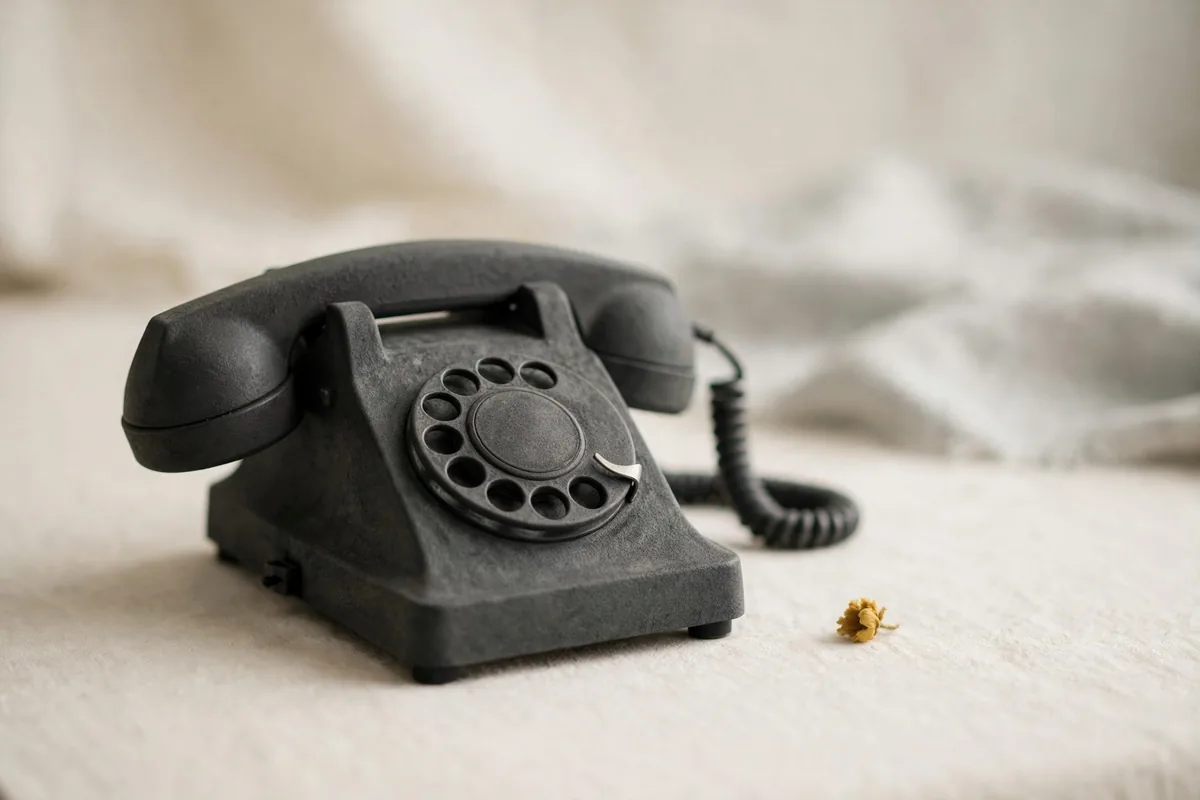 A desk phone