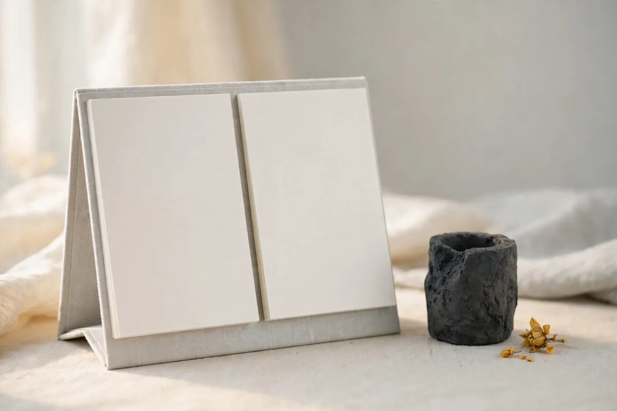 A blank calendar