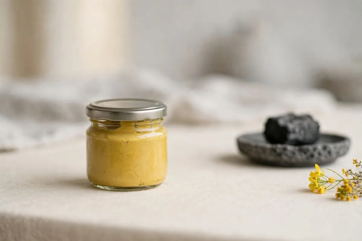 A jar of mustard